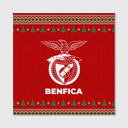 Картина квадратная Benfica new year / 3D-принт – фото 2