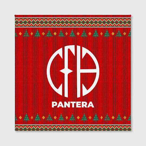 Картина квадратная Pantera new year / 3D-принт – фото 2