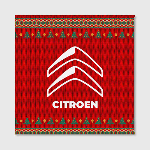 Картина квадратная Citroen new year / 3D-принт – фото 2