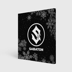 Холст квадратный Снежный Sabaton, цвет: 3D-принт