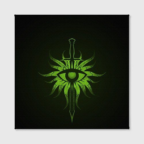 Картина квадратная Dragon Age Inquisition logo / 3D-принт – фото 2