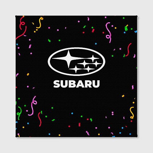 Картина квадратная Subaru конфети / 3D-принт – фото 2