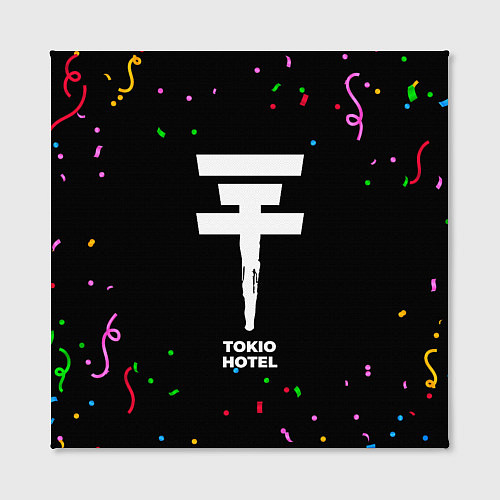 Картина квадратная Tokio Hotel конфети / 3D-принт – фото 2