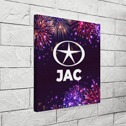 Холст квадратный Праздничный JAC, цвет: 3D-принт — фото 2