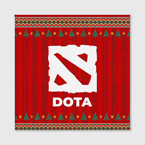 Картина квадратная Dota new year / 3D-принт – фото 2