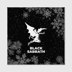 Холст квадратный Снежный Black Sabbath, цвет: 3D-принт — фото 2