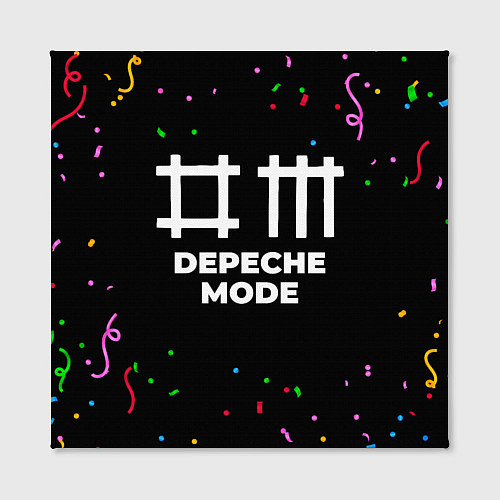 Картина квадратная Depeche Mode конфети / 3D-принт – фото 2