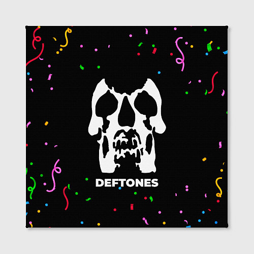 Картина квадратная Deftones конфети / 3D-принт – фото 2