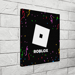 Холст квадратный Roblox конфети, цвет: 3D-принт — фото 2