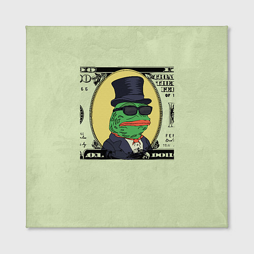 Картина квадратная Pepe is the main cryptocurrency / 3D-принт – фото 2
