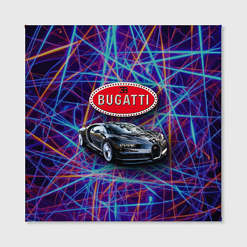 Картина квадратная Bugatti Italy - мечта автомобилиста / 3D-принт – фото 2
