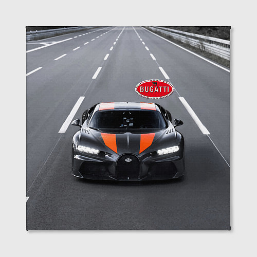 Картина квадратная Bugatti - лучший среди равных / 3D-принт – фото 2