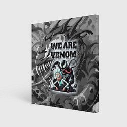 Картина квадратная We are Venom - graffiti