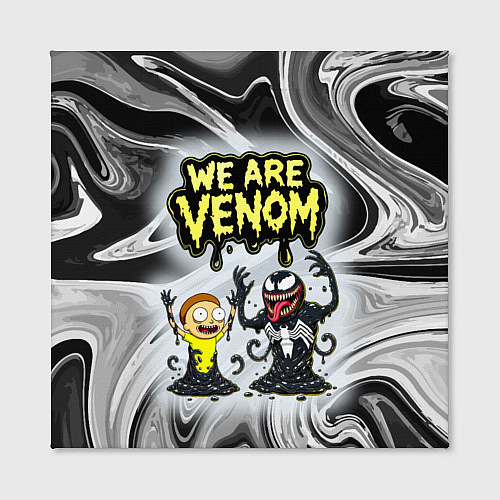 Картина квадратная We are Venom - Morty / 3D-принт – фото 2