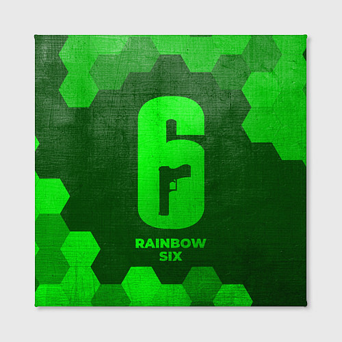 Картина квадратная Rainbow Six - green gradient / 3D-принт – фото 2
