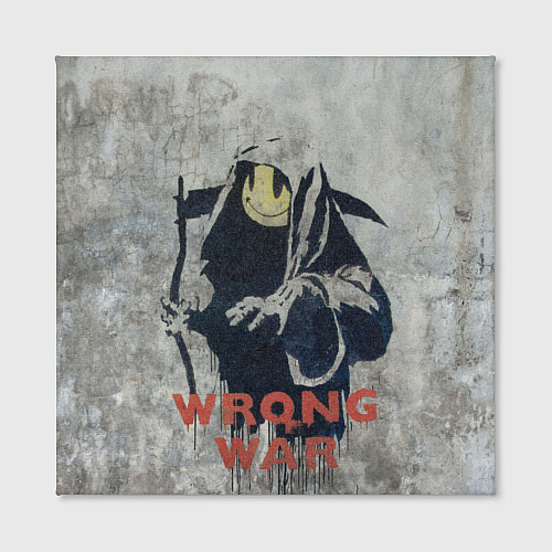 Картина квадратная Banksy - wrong war / 3D-принт – фото 2