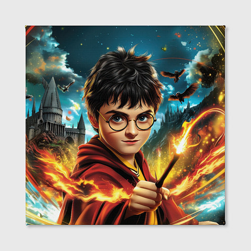 Картина квадратная Гарри Поттер и волшебный мир / 3D-принт – фото 2