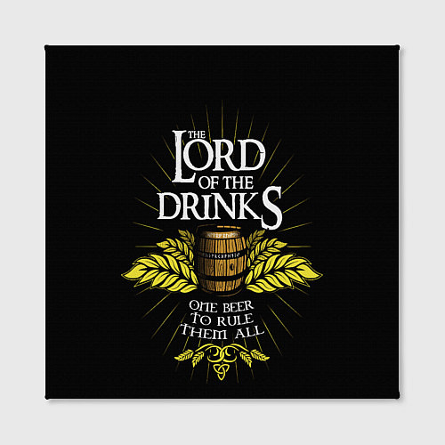 Картина квадратная Lord of the drinks / 3D-принт – фото 2