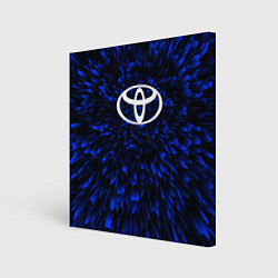 Холст квадратный Toyota blue energy, цвет: 3D-принт