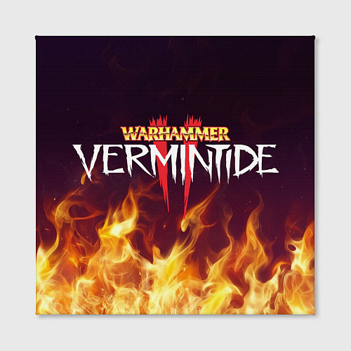 Картина квадратная Vermintide 2 Warhammer logo / 3D-принт – фото 2