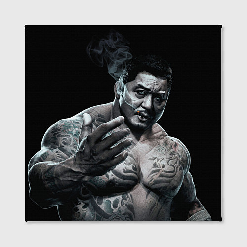 Картина квадратная Ma Dong Seok - yakudza / 3D-принт – фото 2