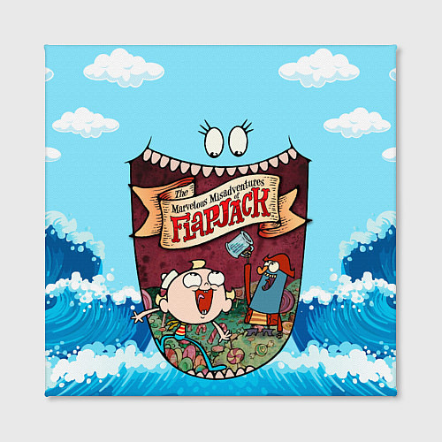 Картина квадратная The marvelous misadventures of Flapjack / 3D-принт – фото 2