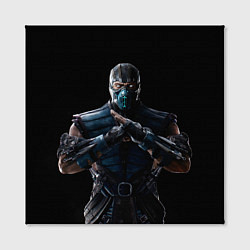 Холст квадратный Mortal kombat - Sub Zero, цвет: 3D-принт — фото 2