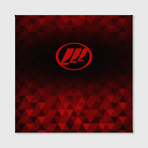 Картина квадратная Lifan red poly / 3D-принт – фото 2