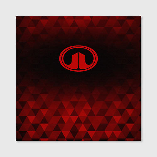 Картина квадратная Great Wall red poly / 3D-принт – фото 2