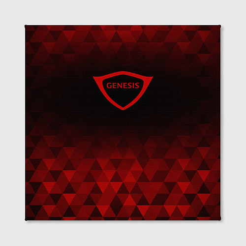 Картина квадратная Genesis red poly / 3D-принт – фото 2