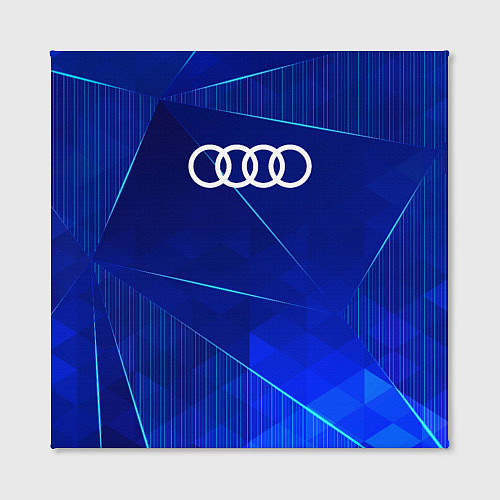 Картина квадратная Audi blue poly / 3D-принт – фото 2