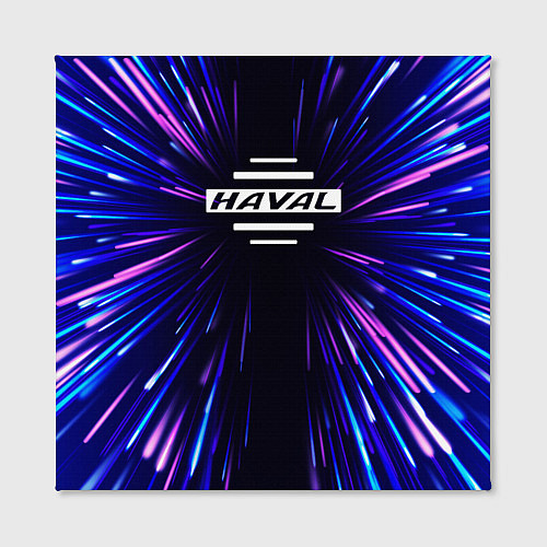Картина квадратная Haval neon energy / 3D-принт – фото 2