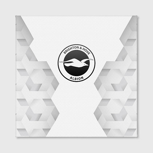 Картина квадратная Brighton white poly / 3D-принт – фото 2