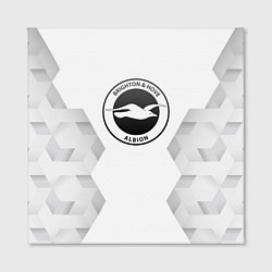 Холст квадратный Brighton white poly, цвет: 3D-принт — фото 2