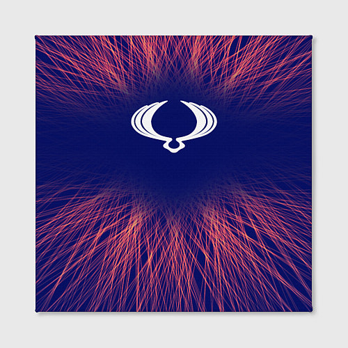 Картина квадратная SsangYong red energy / 3D-принт – фото 2