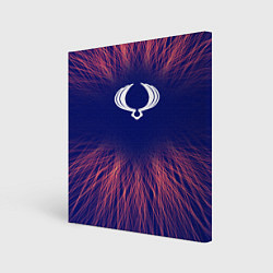 Холст квадратный SsangYong red energy, цвет: 3D-принт