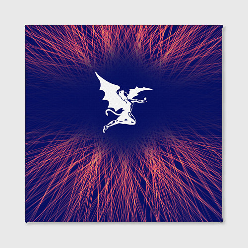 Картина квадратная Black Sabbath red energy / 3D-принт – фото 2