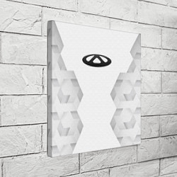 Холст квадратный Chery white poly, цвет: 3D-принт — фото 2