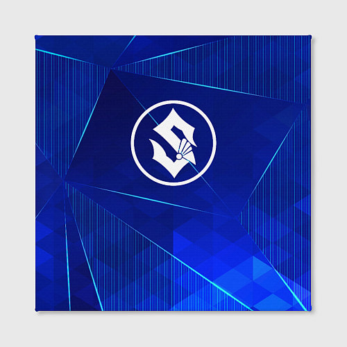 Картина квадратная Sabaton blue poly / 3D-принт – фото 2