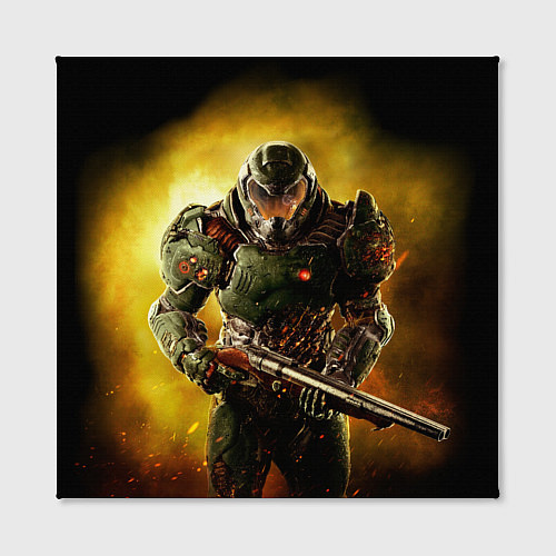 Картина квадратная Doom guy slayer / 3D-принт – фото 2