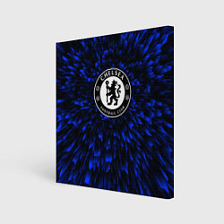 Холст квадратный Chelsea blue energy, цвет: 3D-принт