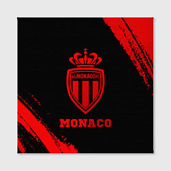 Холст квадратный Monaco - red gradient, цвет: 3D-принт — фото 2