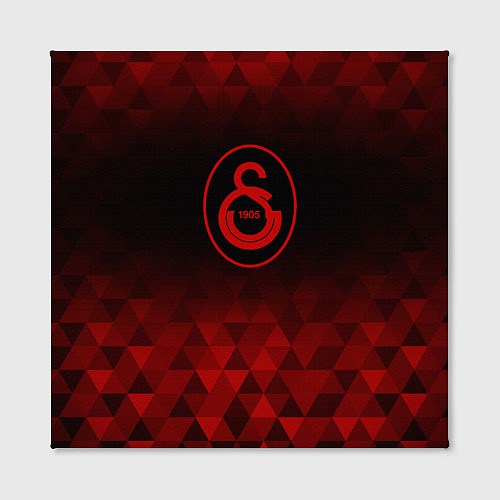 Картина квадратная Galatasaray red poly / 3D-принт – фото 2