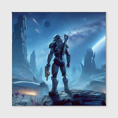 Картина квадратная Mass Effect - ai art fantasy / 3D-принт – фото 2