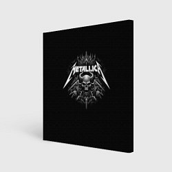 Холст квадратный The horned skull - Metallica, цвет: 3D-принт