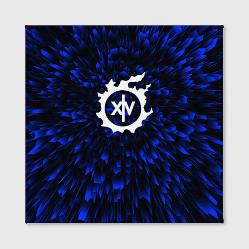 Картина квадратная Final Fantasy blue energy / 3D-принт – фото 2