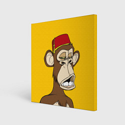 Холст квадратный NFT ape monkey, цвет: 3D-принт