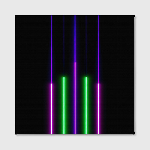 Картина квадратная Color Purple green pink / 3D-принт – фото 2