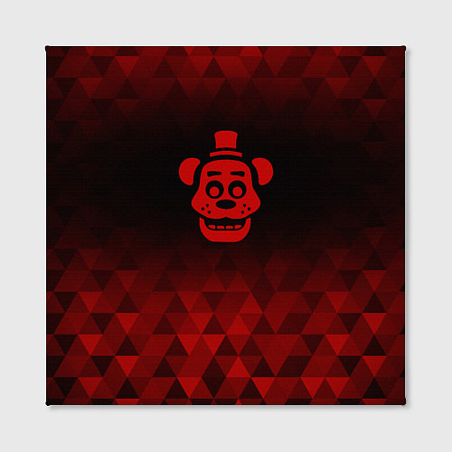 Картина квадратная FNAF red poly / 3D-принт – фото 2