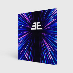 Холст квадратный Imagine Dragons neon energy, цвет: 3D-принт